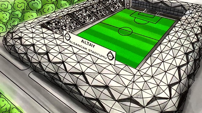 Altay dan Alsancak Stadı için  Gündüzüm Seninle  animasyonu