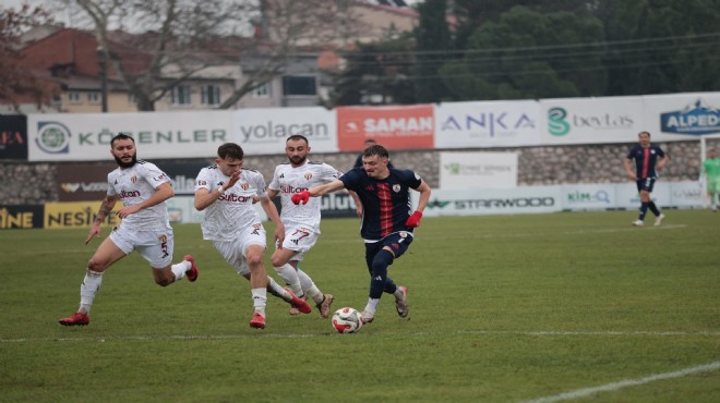 Altınordu ilk yarıyı düşme hattında kapattı