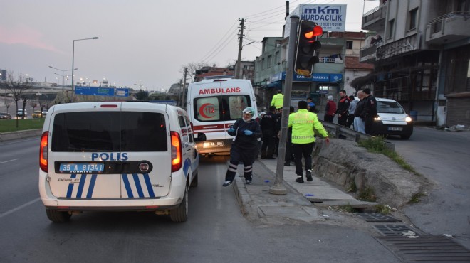 İzmir de vakaya giden ambulansı kaçırdı... Kovalamacayla yakalandı!