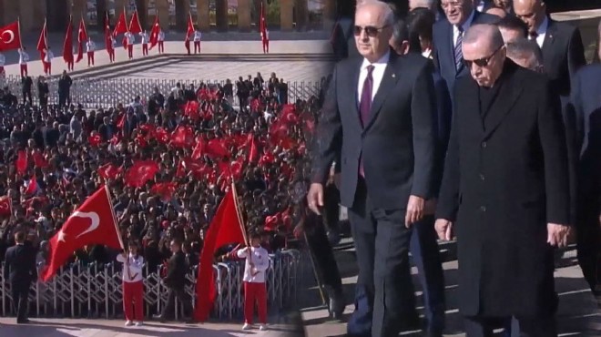 Anıtkabir de  Her yer Tayyip, her yer Erdoğan  sloganları!