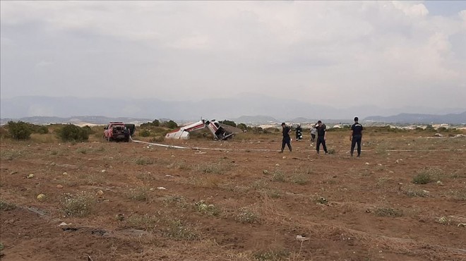 Antalya'da sivil eğitim uçağı düştü: 2 ölü, 1 yaralı