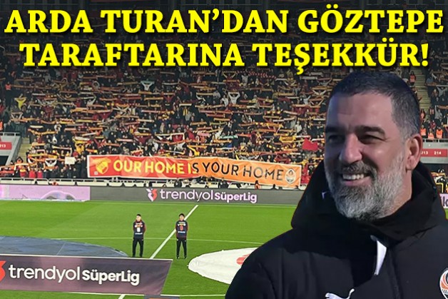 Arda Turan'dan Göztepe taraftarına teşekkür!
