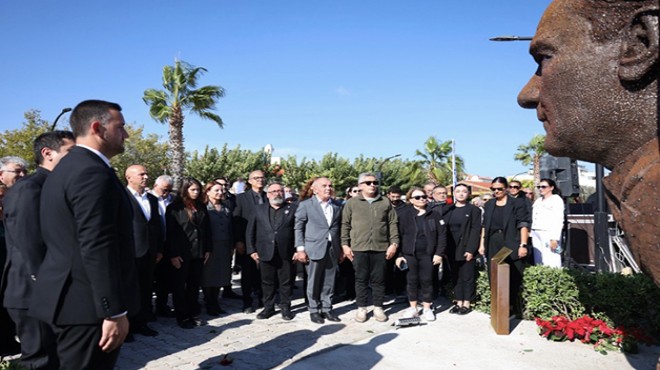 Atatürk Çeşme de sevgi, minnet ve sanatla anıldı