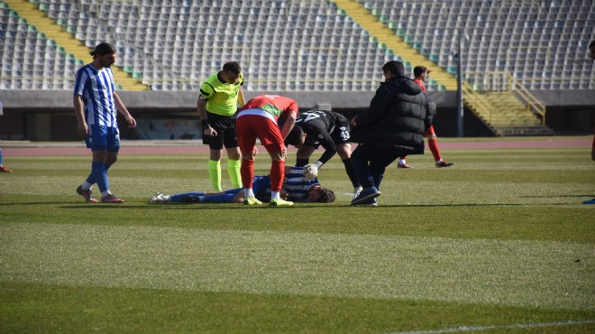 Atatürk Stadı'nda korkutan anlar!