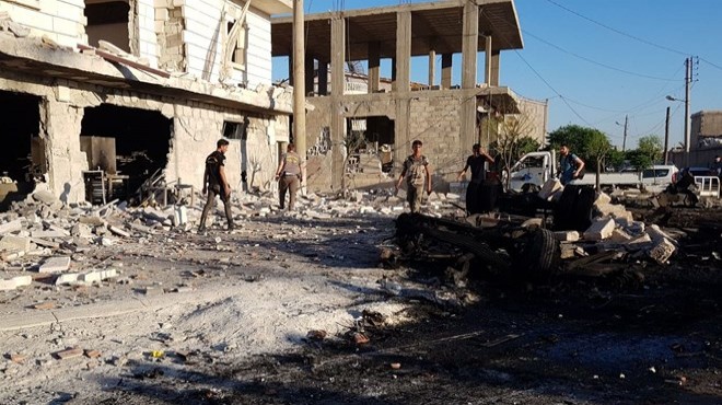 Azez'de terör saldırısı: 5 ölü