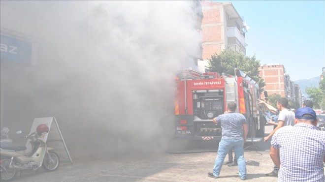 Baharat atölyesinde korkutan yangın!