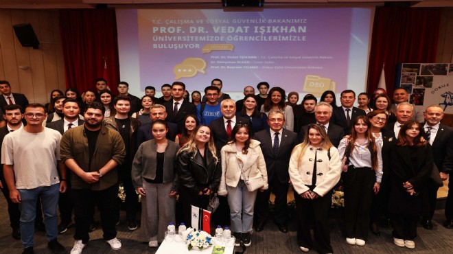 Bakan Işıkhan dan İzmir de  genç istihdamı  vurgusu