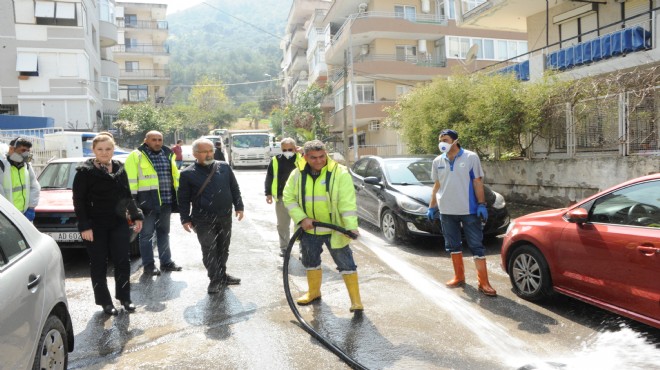 Balçova sokak sokak temizleniyor