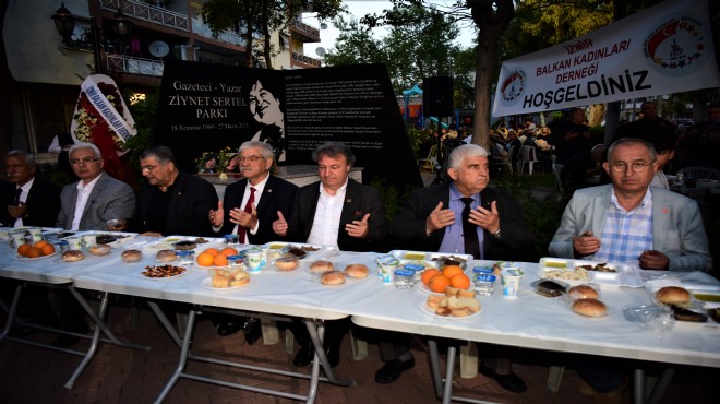 Balkan Kadınlarından Ziynet Sertel anısına iftar