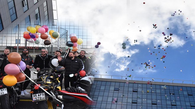 Balonlar Beyza için gökyüzüne uçtu