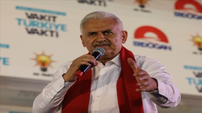 Yıldırım dan Karabağlar mitinginde CHP ye  yatırım  çıkışı: Uzaydan gelenler mi yaptı!