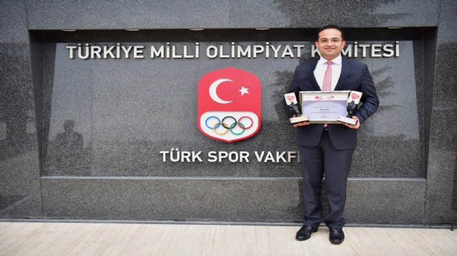 Başkan Atila ya büyük  fair-play  onuru: Şeref diploması