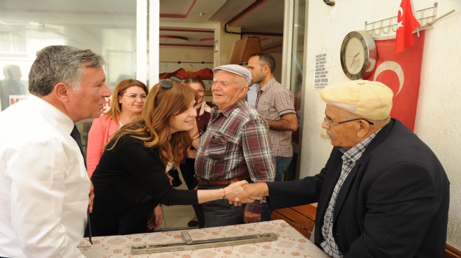 Başkan Çalkaya 'memleketi'nde CHP için sahaya indi!