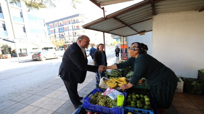 Başkan Çiçek’ten esnaf ziyareti