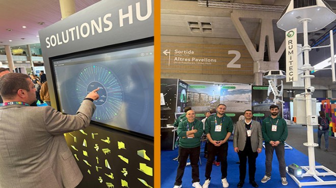 Başkan Demir den İspanya daki fuarda  Smart Torbalı  mesaisi!