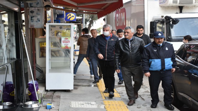 Başkan Engin den  virüs  mesaisi