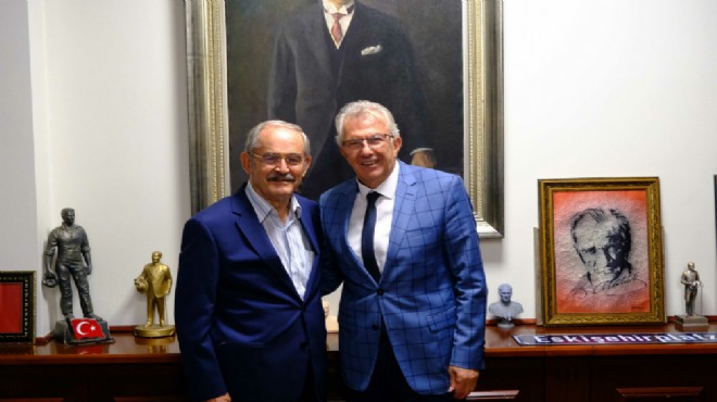 Başkan Eriş'ten Büyükerşen'e ziyaret