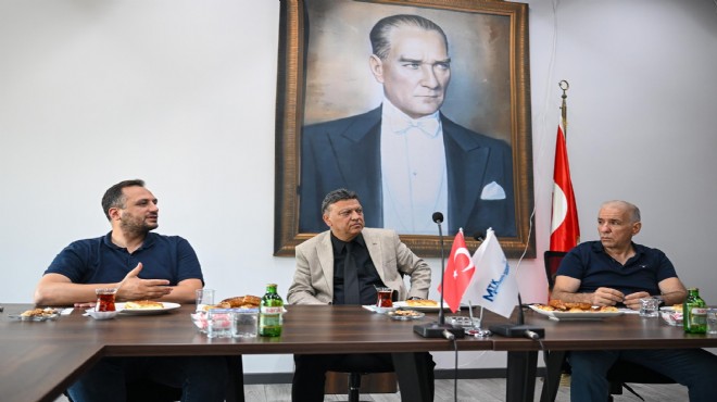Başkan Eşki kendi evinde: MTK Sitesi nin nabzını tuttu!