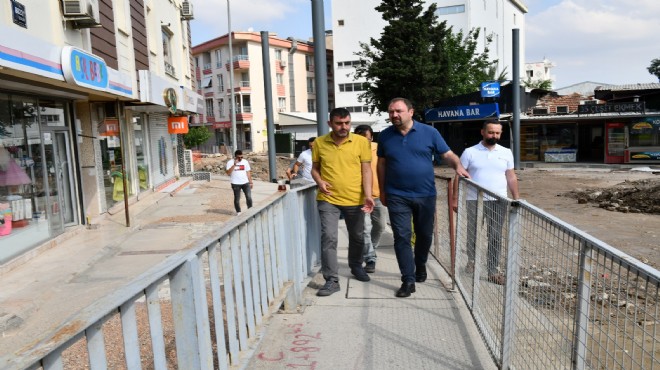 Başkan Gümrükçü sahada tam gaz!