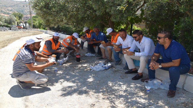 Başkan Gürbüz emekçileri yalnız bırakmadı