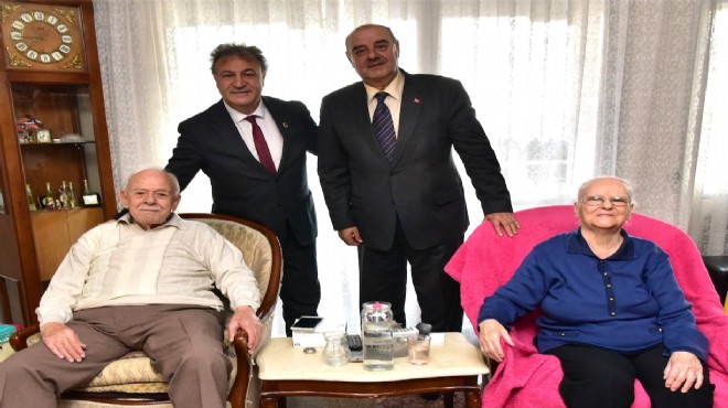 Başkan İduğ dan eski başkana vefa ziyareti