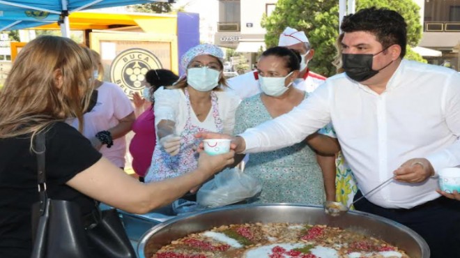 Başkan Kılıç'tan Bucalılara aşure ikramı