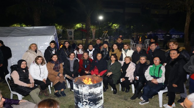 Kınay, kadına şiddete karşı 24 saat nöbet tutacak