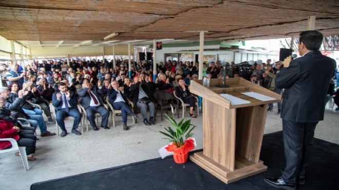Başkan Kırgöz Çandarlı'da yeni dönem projelerini paylaştı