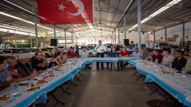 Başkan Kırgöz den pazarcı esnafına güvence!