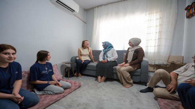 Başkan Mutlu dan komşu ziyaretleri