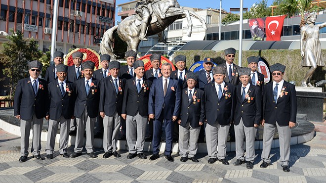 Başkan Şahin ve gazilerden 'Göreve hazırız' mesajı!