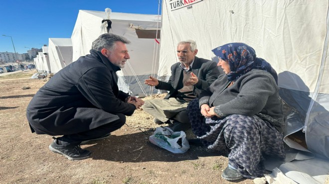 Başkan Sandal afet bölgesinde: Yıkım ve acılar tarifsiz!