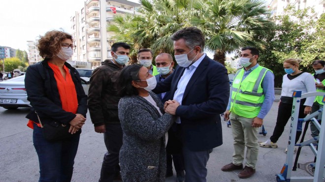 Başkan Sandal dan 3 gündür soluksuz sahada!