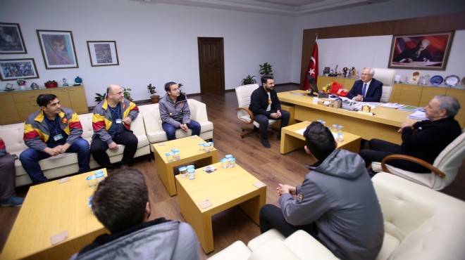 Başkan Selvitopu'na ‘Göztepe' ziyareti