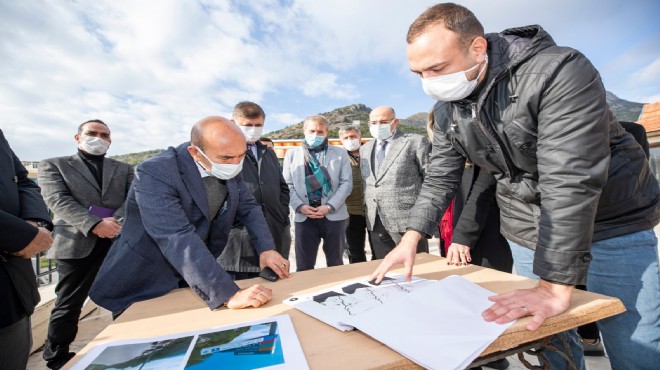 Başkan Soyer den  Kale  ve Yamanlar mesaisi: Hedef daha yeşil İzmir!