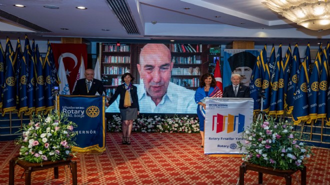 Başkan Soyer e Rotary Meslek Hizmet Ödülü