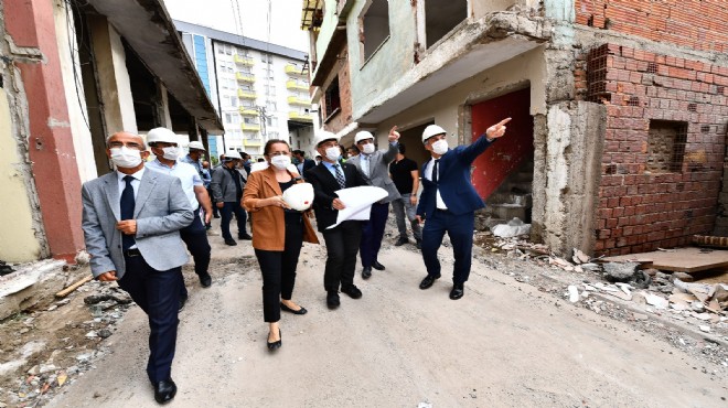 Başkan Soyer yerinde inceledi: Dönüşümde  örnek  olacak!