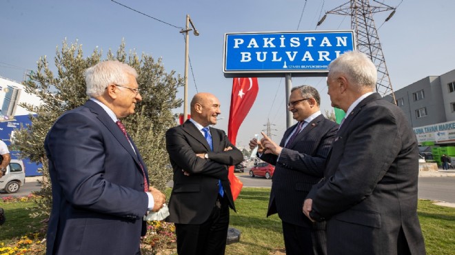 Başkan Soyer'e Pakistan Bulvarı teşekkürü