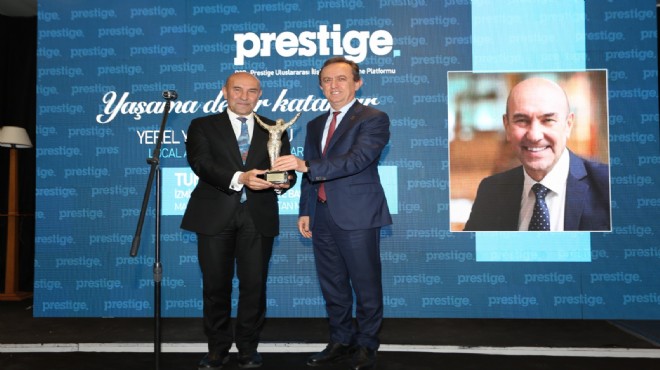 Başkan Soyer'e Yaşama Değer Katanlar Ödülü