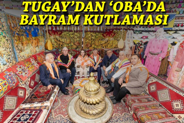 Başkan Tugay'dan 'Oba'da bayram kutlaması