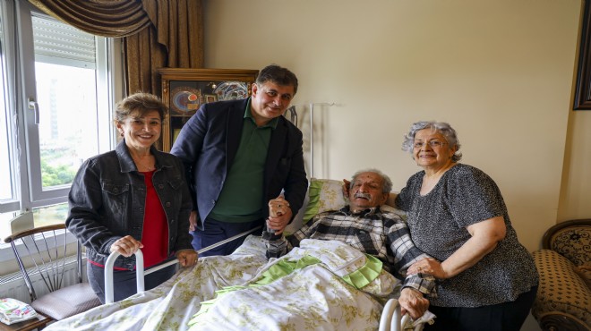 Başkan Tugay'dan demokrasi neferine ziyaret