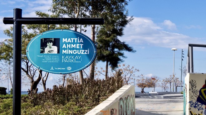 Başkan Tugay duyurdu: Minguzzi nin adı Bostanlı da ölümsüzleştirildi