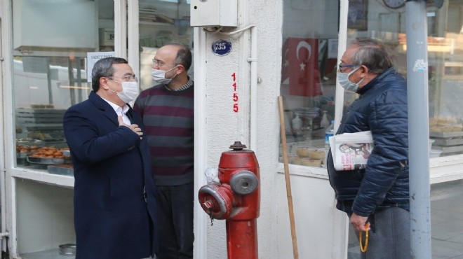 Batur'dan Basmane esnafına güvence!