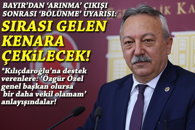 Eski vekilden 'arınma' çıkışı sonrası 'bölünme' uyarısı: Sırası gelen kenara çekilecek!