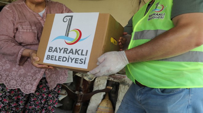 Bayraklı Belediyesi'nden ailelere kış desteği!