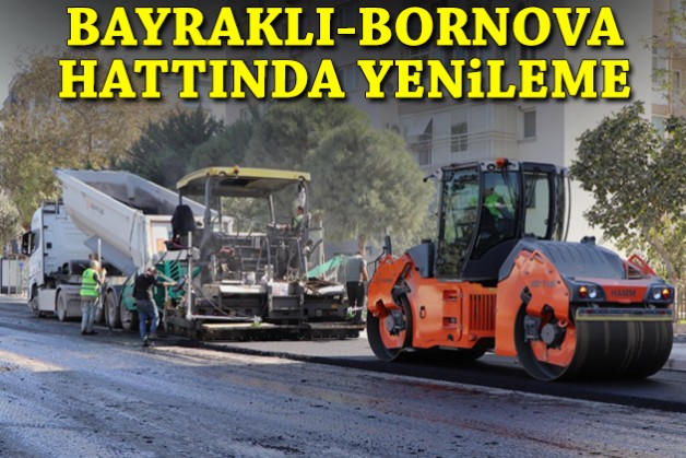 Bayraklı-Bornova hattında yenileme