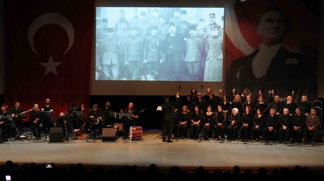 Bayraklı Çanakkale Şehitleri'ni unutmadı