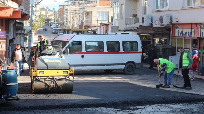 Bayraklı da 1 yılda 90 bin ton asfalt