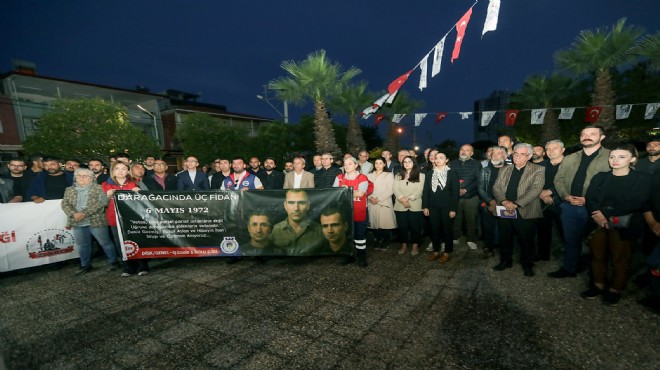 Bayraklı da ‘Üç Fidan’ anıldı