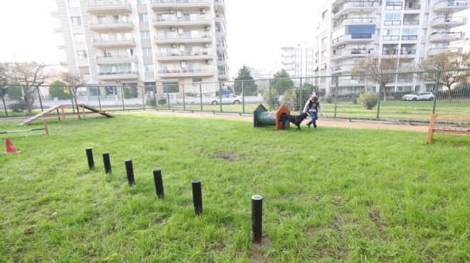 Bayraklı da can dostlara özel park!